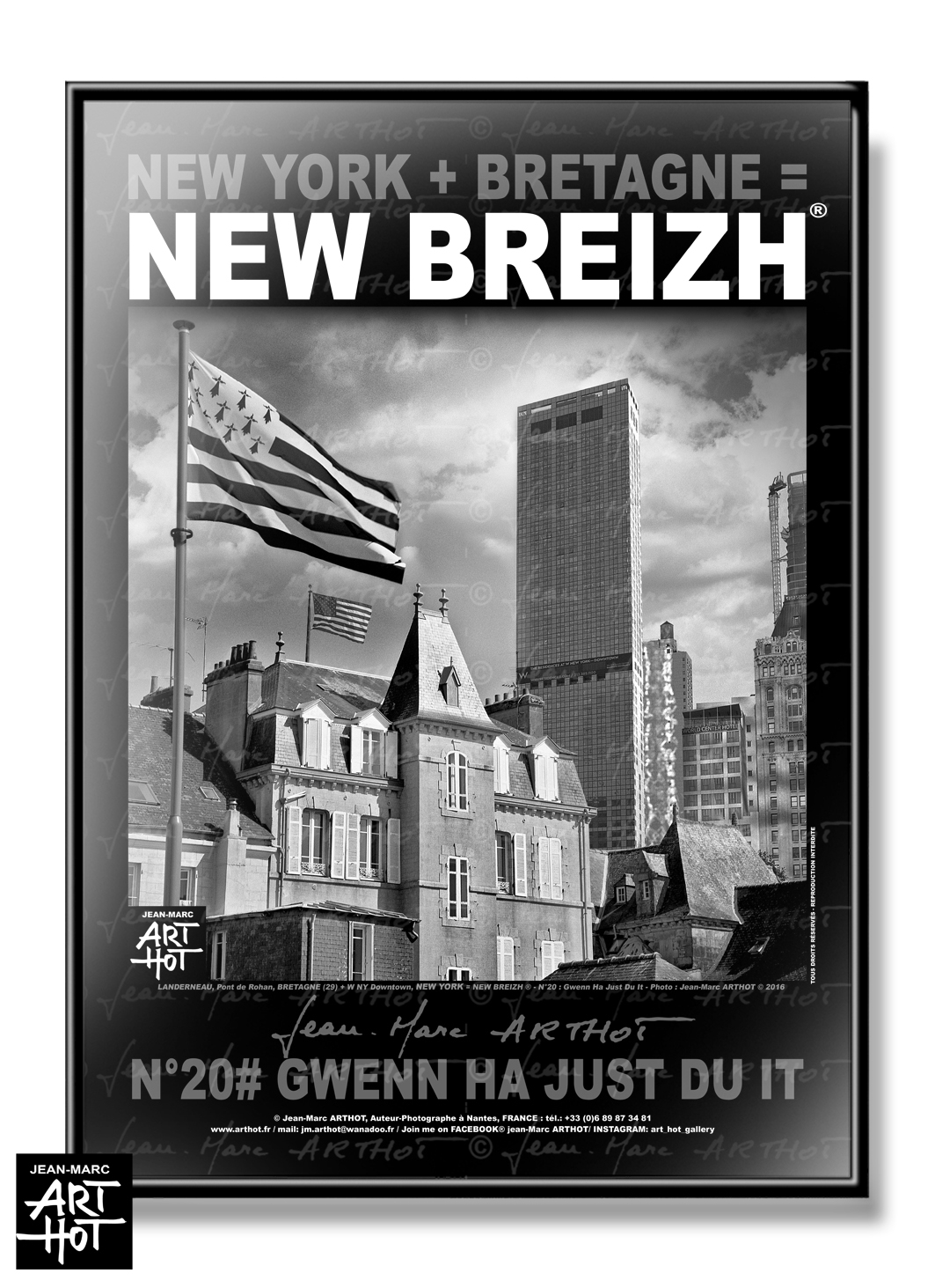 arthot-photo-art-b&w-new-york-bretagne-newbreizh-020-finistere-29-landerneau-drapeau-breton-AFFICHE